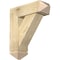 Ekena Millwork Traditional Arts and Crafts Rough Sawn Bracket w/ Offset Brace, Douglas Fir, 8"W x 24"D x 28"H BKT0806X24X28TRA03RDF - alternate 1